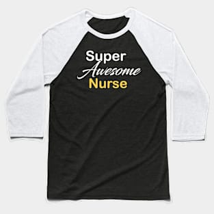 Nurse Baseball T-Shirt